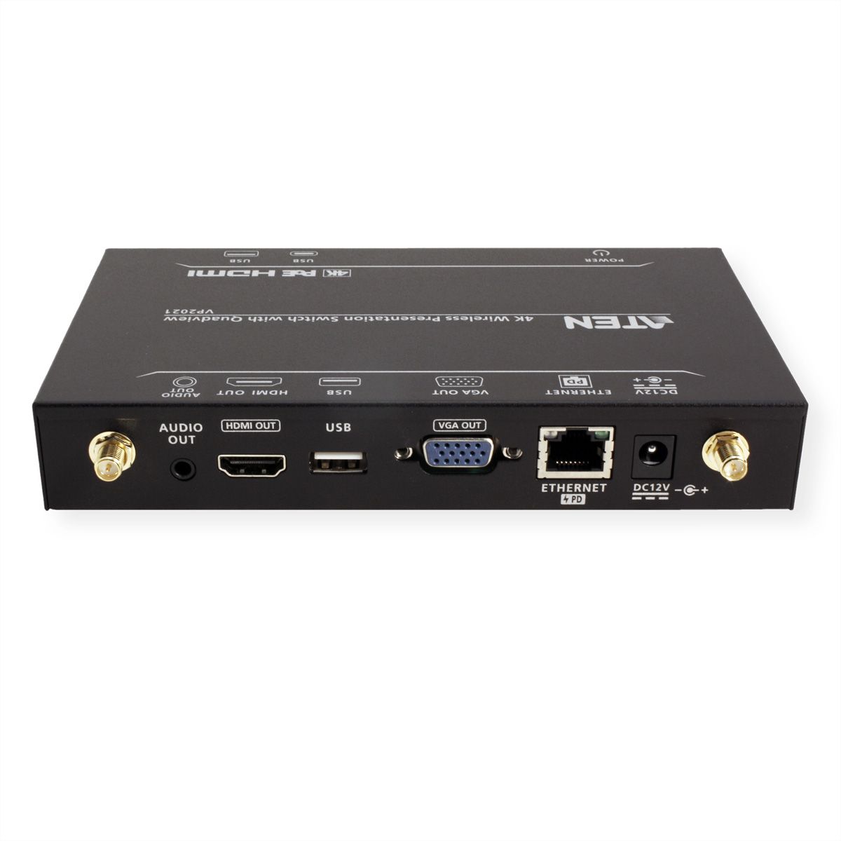 ATEN VP2021 4K draadloze presentatie switch met quad-weergave