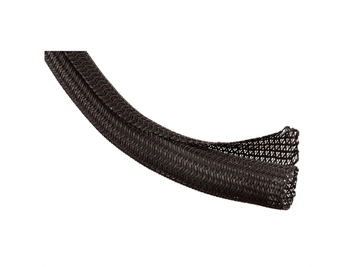 BACHMANN Automatic Wrap sw 3,0m 2,54cm, zwart, 1 m