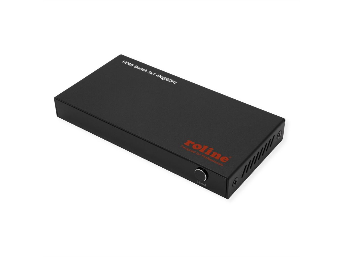 ROLINE 4K HDMI Switch, 3-voudig