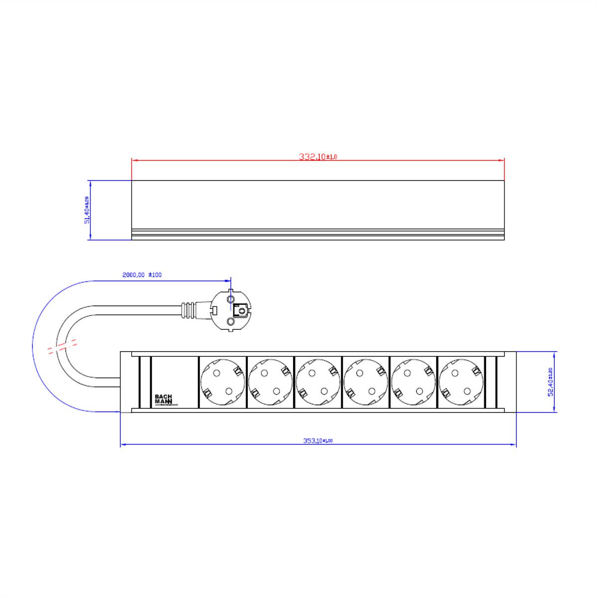 BACHMANN CONNECT LINE 6xprotective contact