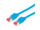 DÄTWYLER S/FTP Patchkabel Cat.6 (Class E), CU 7702 flex LS0H, Hirose TM21, blauw, 1 m