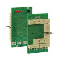 SCHROFF CPCI seriële backplane, 3 HE, 4 sleuven, systeemsleuf rechts, full-mesh, zonder RIO