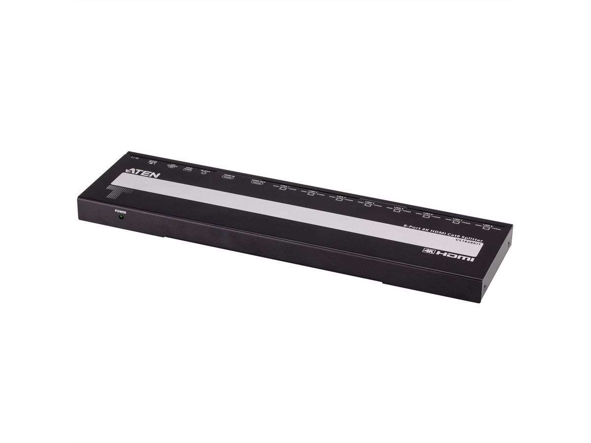 ATEN VS1828KIT 8-Port 4K HDMI Cat6 Splitter mit 8 Empfänger