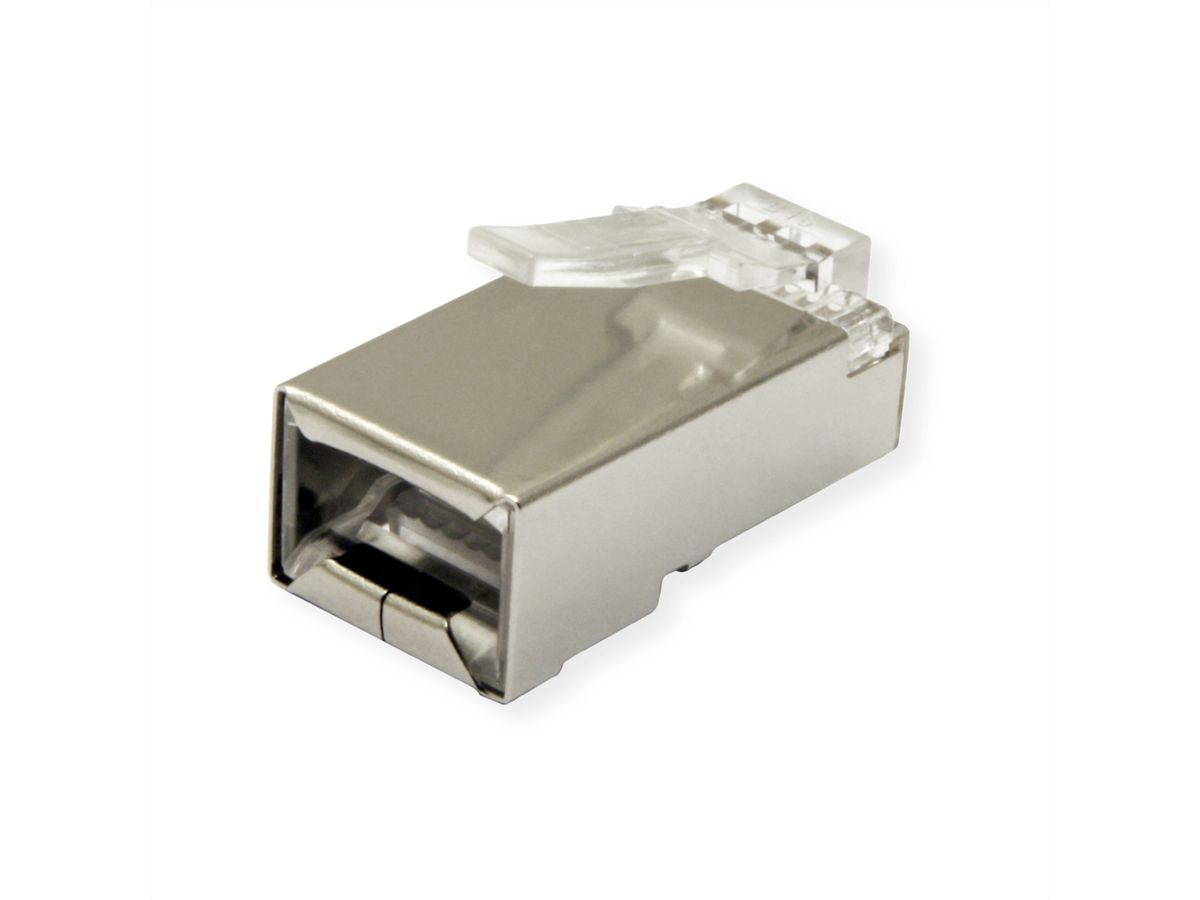 ROLINE modulaire connector, afgeschermd, Cat.5e (klasse D), 10 St.