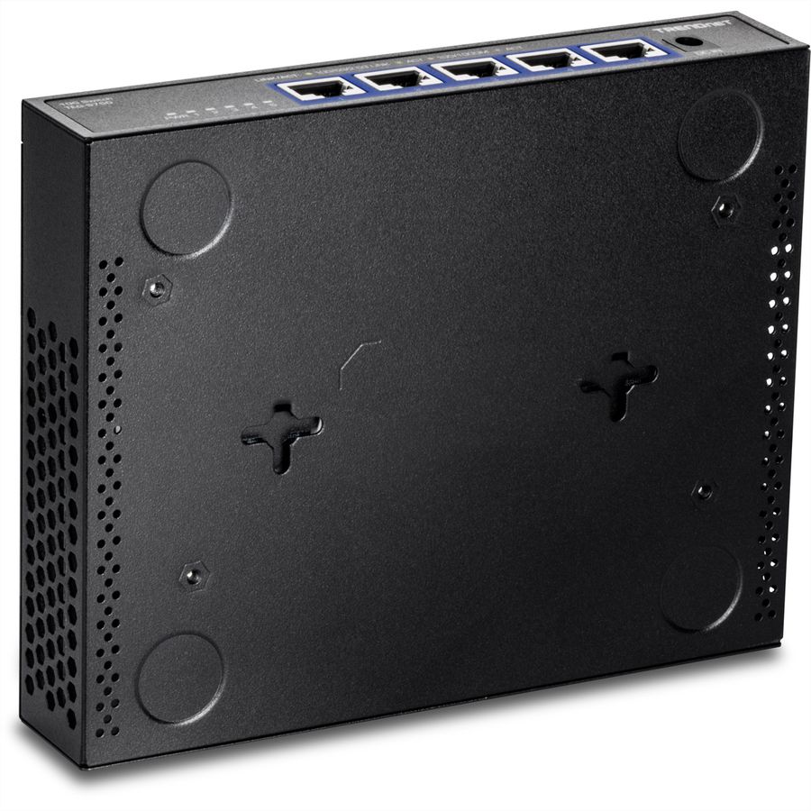 TRENDnet TEG-S750 5-poorts 10G switch, zwart