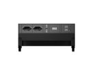 BACHMANN DESK2 2xCH 90° 1xUSB A/C 22W, 0.2m GST18 RAL9005 Switzerland