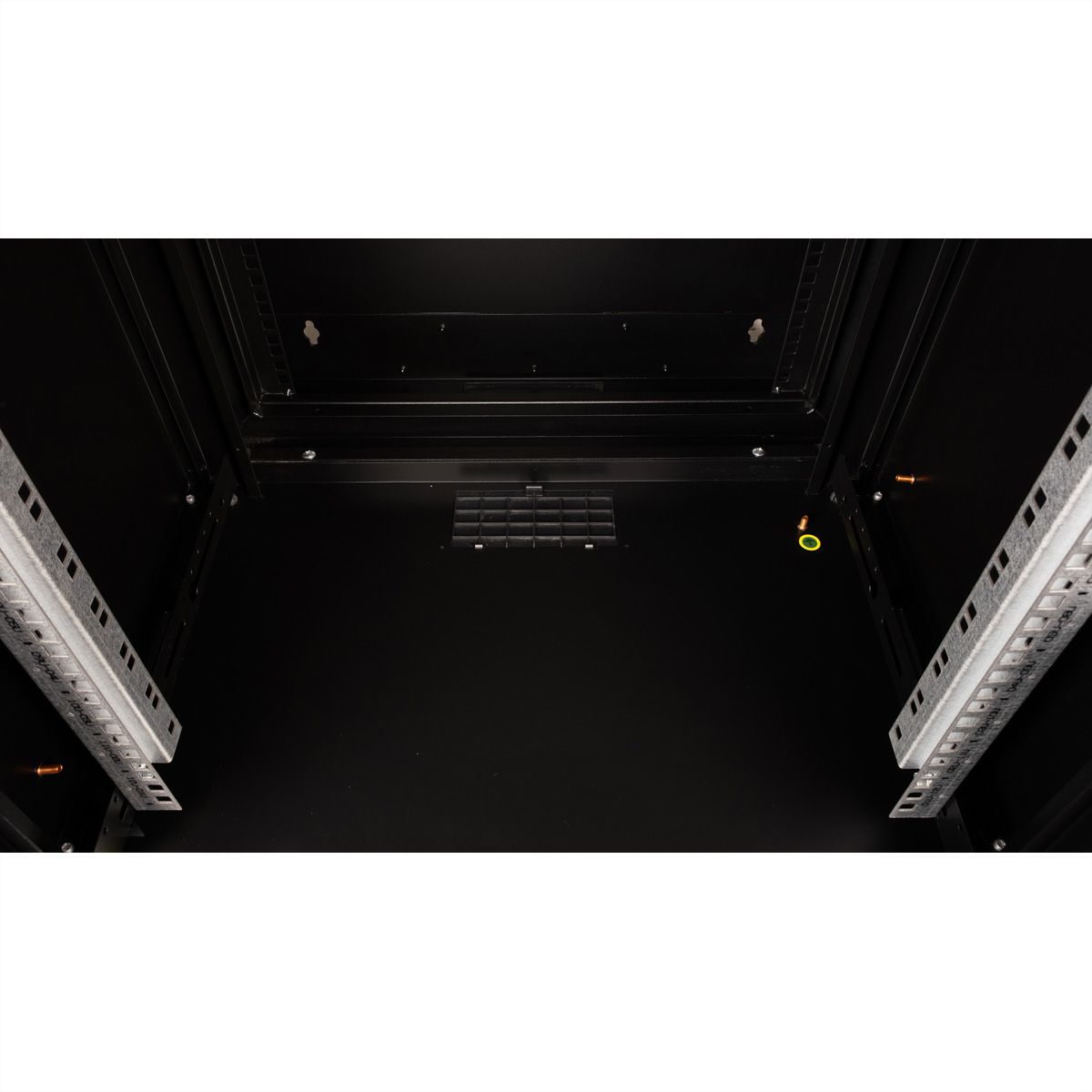 ROLINE 19-inch wall-mounted housing Pro 12 U, 600x600 WxD two-piece swivelling black