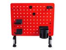 VALUE Gaming-/Office Clamp Mount Pegboard, red