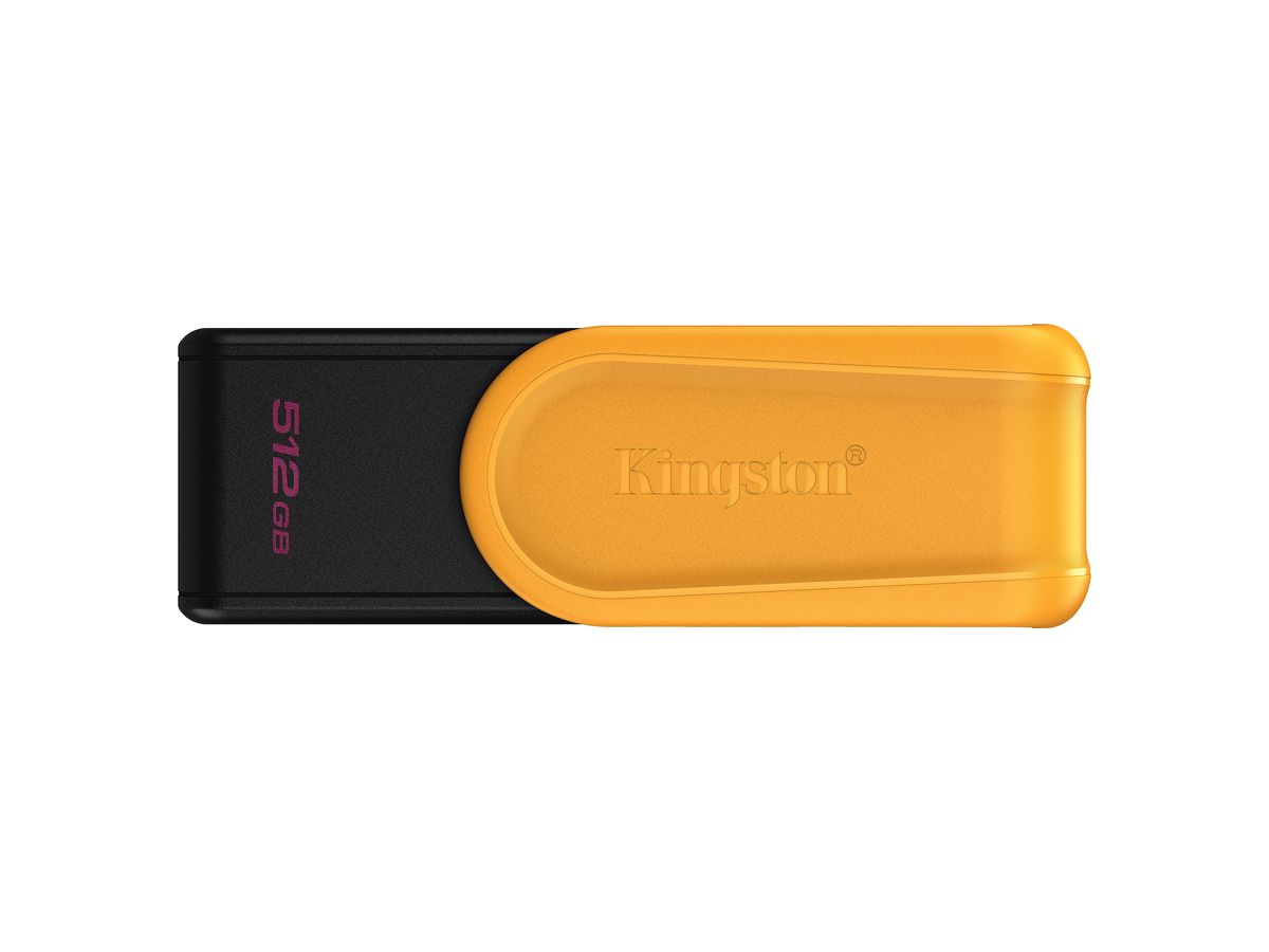 Kingston Technology DataTraveler 512GB Portable USB 3.2 Gen 1 Exodia S (Black/Yellow)