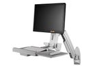 SCHROFF Adjustable Monitor Arm with Keyboard Tray, max. 8 kg
