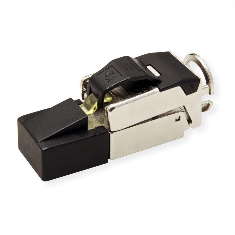 ROLINE Field Plug Cat.6A (Class EA), STP, silver
