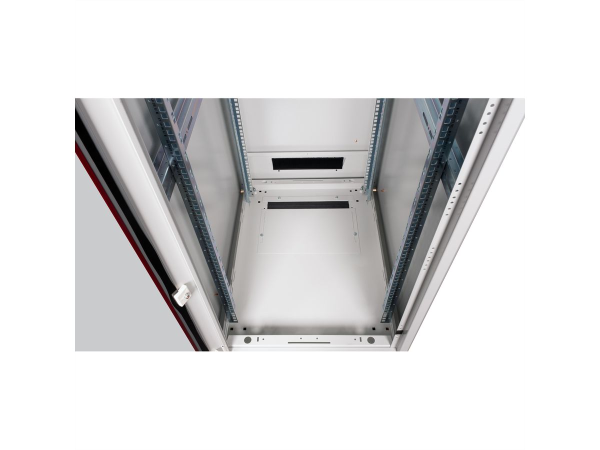 ROLINE 19-inch netwerkkast Pro 32 U, 600x800 BxD Glazen deur grijs