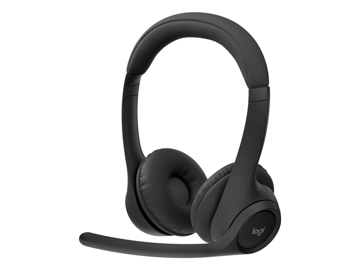 Logitech 981-001458 headphones/headset Wireless Head-band Car/Home office Black