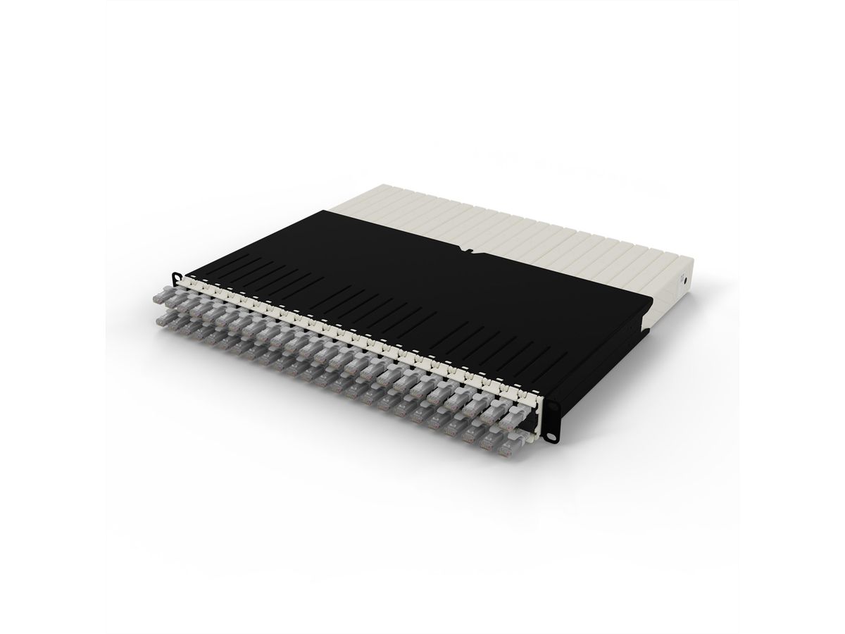 patchbox.one 8RU UTP grau Cat.6a 0,8m