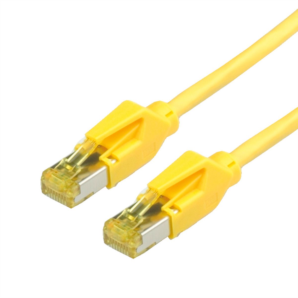 DRAKA Cat.6A (Class EA) Patchkabel UC900 / HIROSE TM31, geel, 1 m