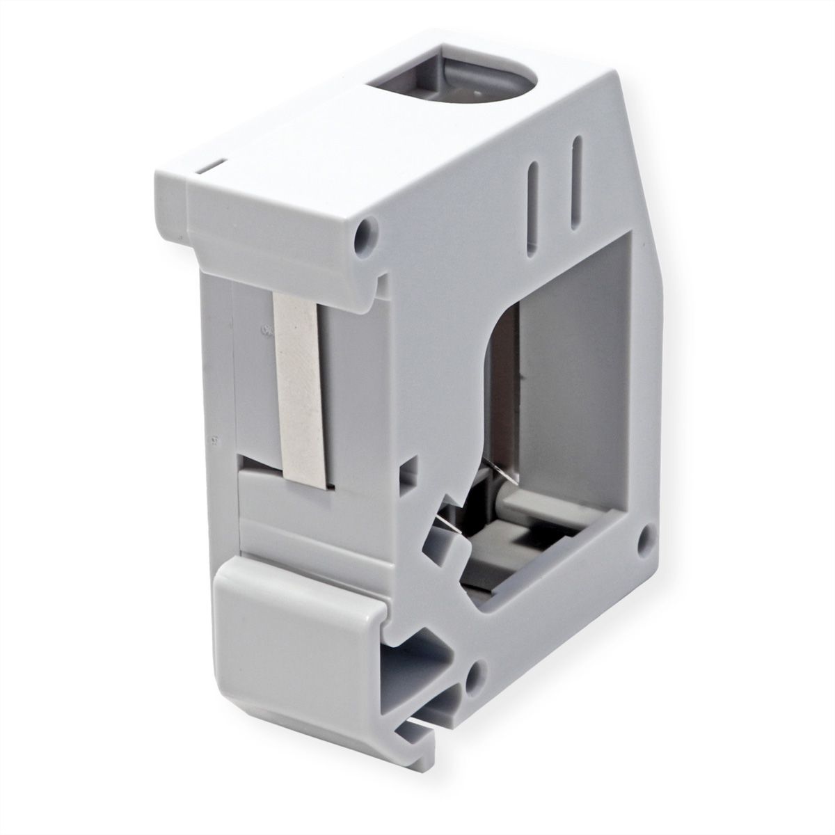 ROLINE Keystone Holder, empty, DIN-Rail, 180°