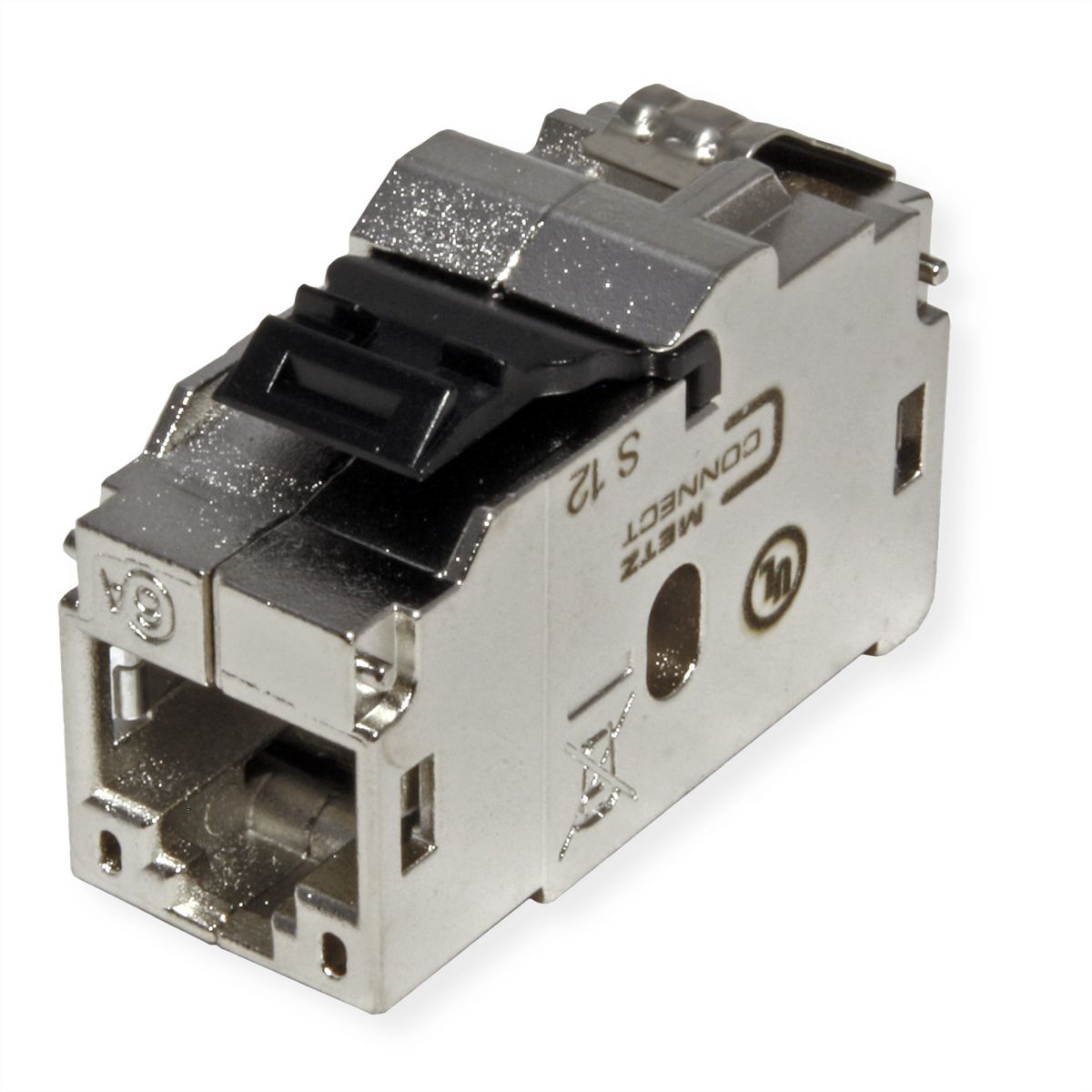 BACHMANN Keystone CAT6 class Ea STP coupling RJ45 shielded 10GBit, silver