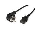 VALUE stroomkabel, recht IEC-Female, zwart, 3 m