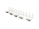 ROLINE Cable management bracket, 44x60mm grey 10 pieces