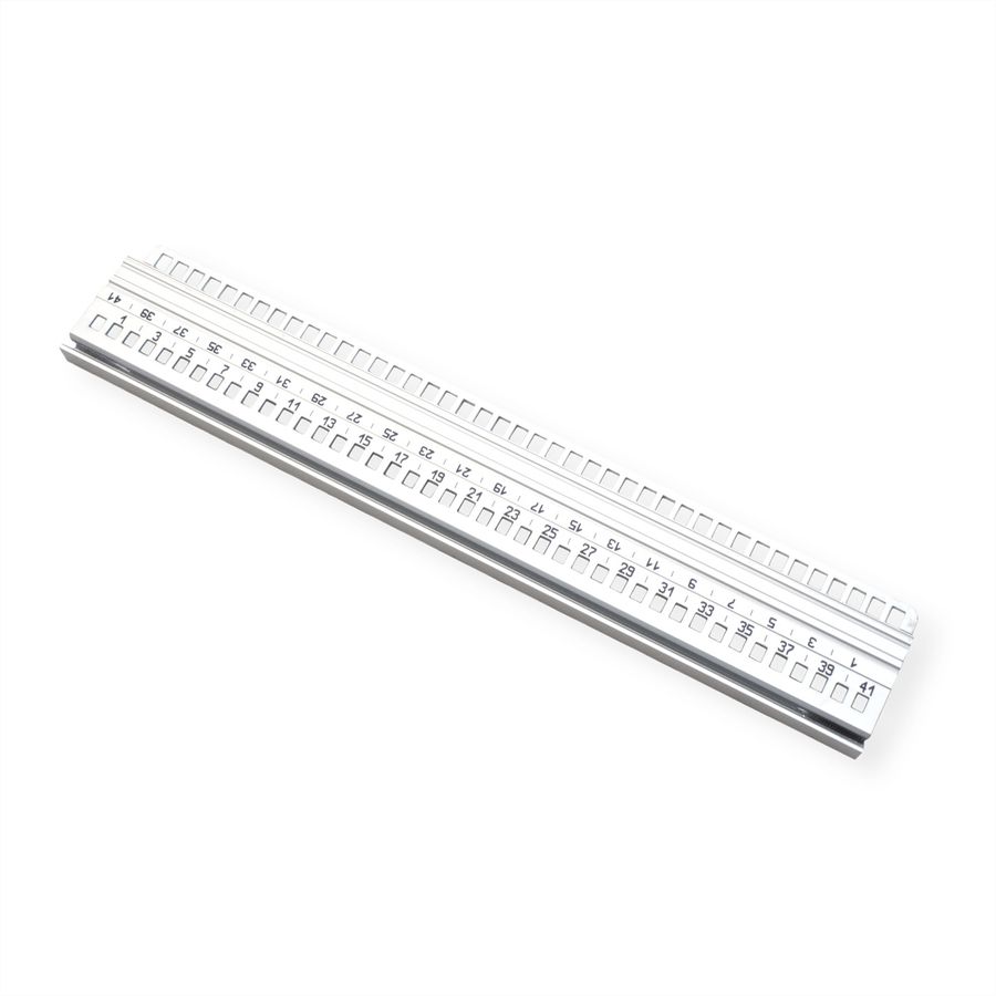 SCHROFF horizontale rail, voorzijde, type H-LD, zwaar, lange lip, voor IEEE toepassing, 42 HP