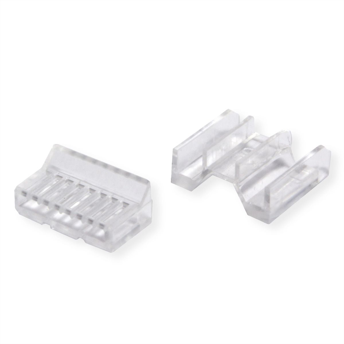 ROLINE Modulaire connector afgeschermd, Cat.6A (Klasse EA) voor massieve/soepel kabel, 10 St.