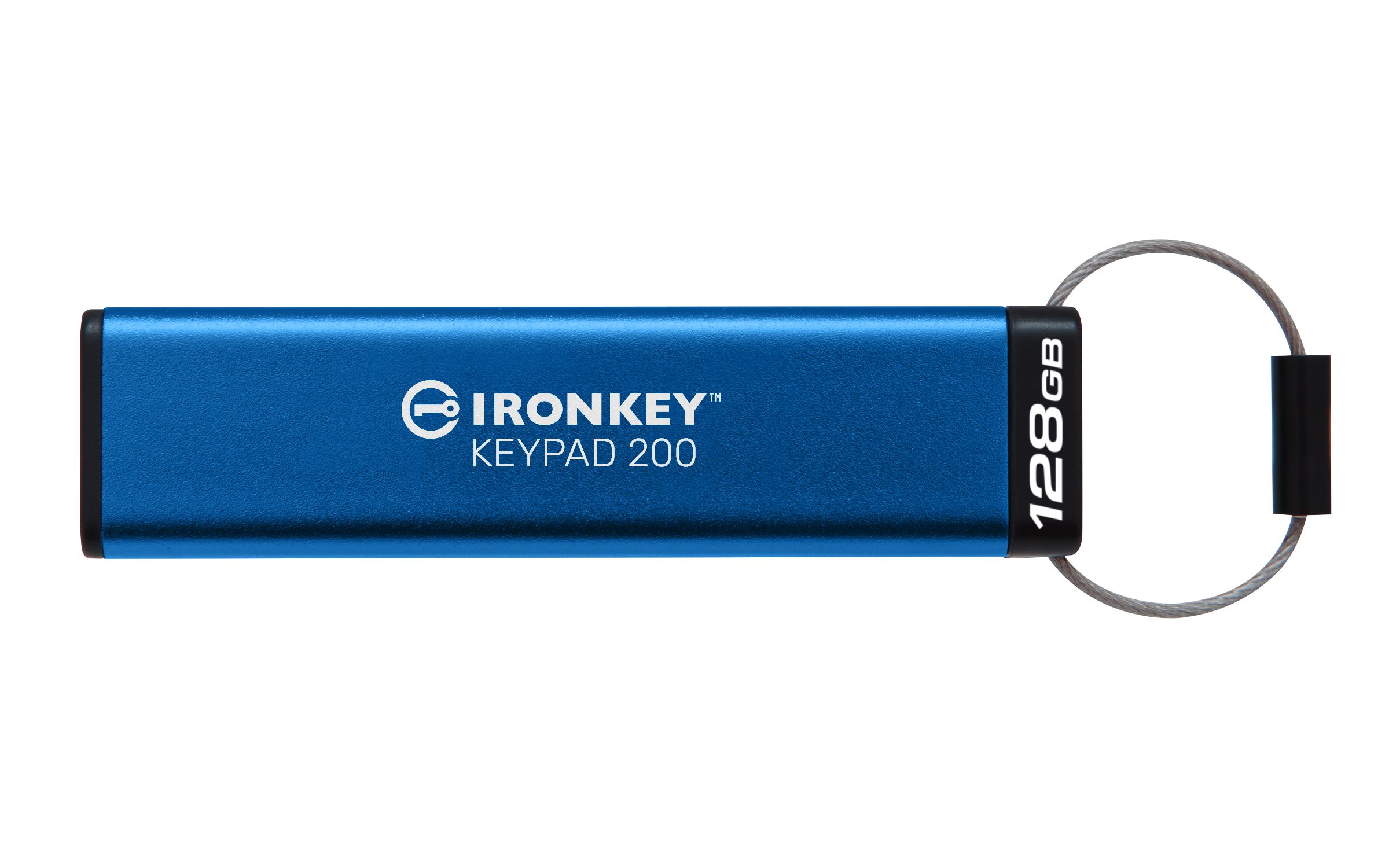 Kingston Technology IronKey 128GB Keypad 200, FIPS 140-3 Lvl 3 (aangevraagd) AES-256 versleuteld