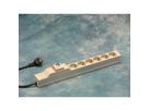 SCHROFF contactdoosstrook, SCHUKO, 6 contactdozen, 19", met aardlekbeveiliging