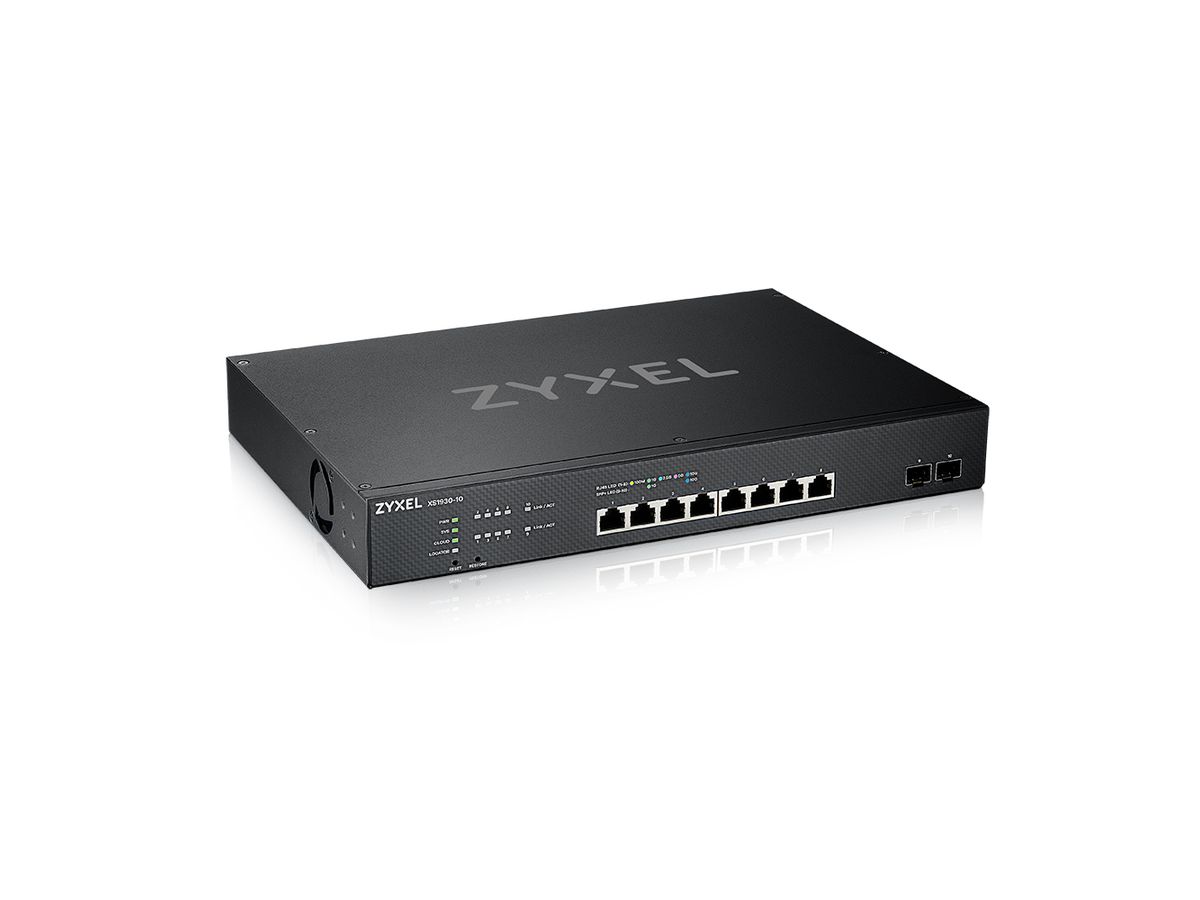 Zyxel XS1930-10-ZZ0101F network switch Managed L3 10G Ethernet (100/1000/10000) Black