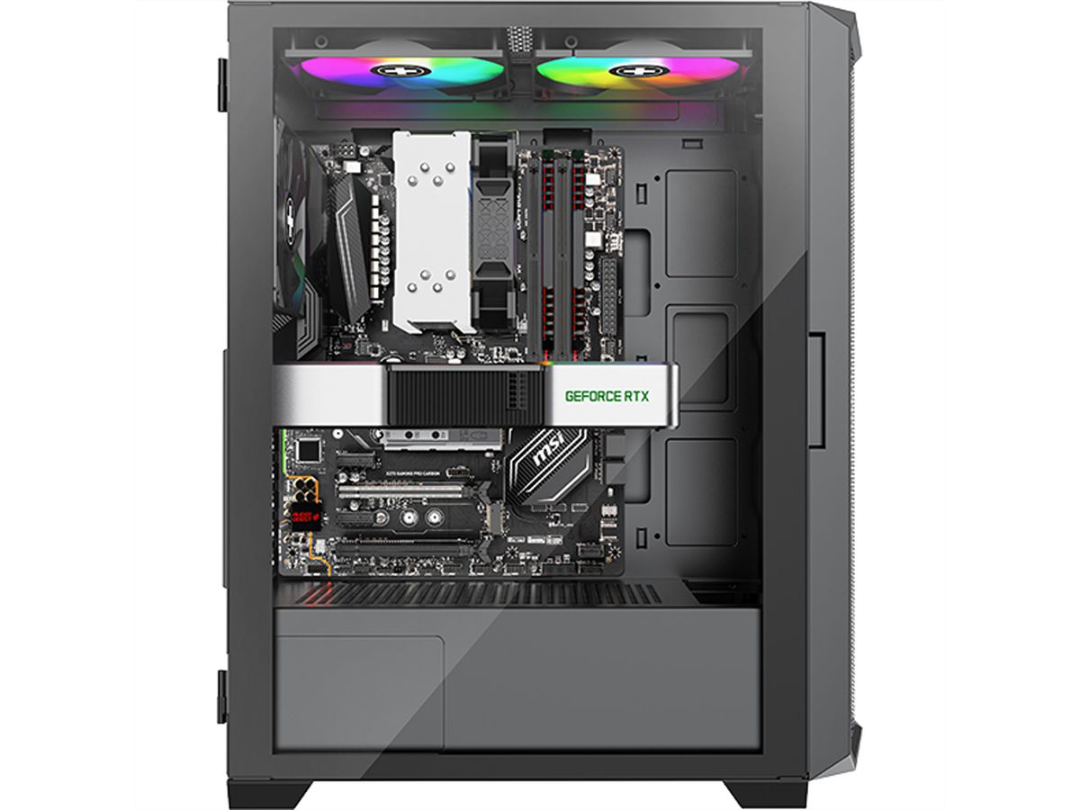 Xilence Xilent Blade II X613 RGB Gaming PC-behuizing , RGB ATX Midi Tower