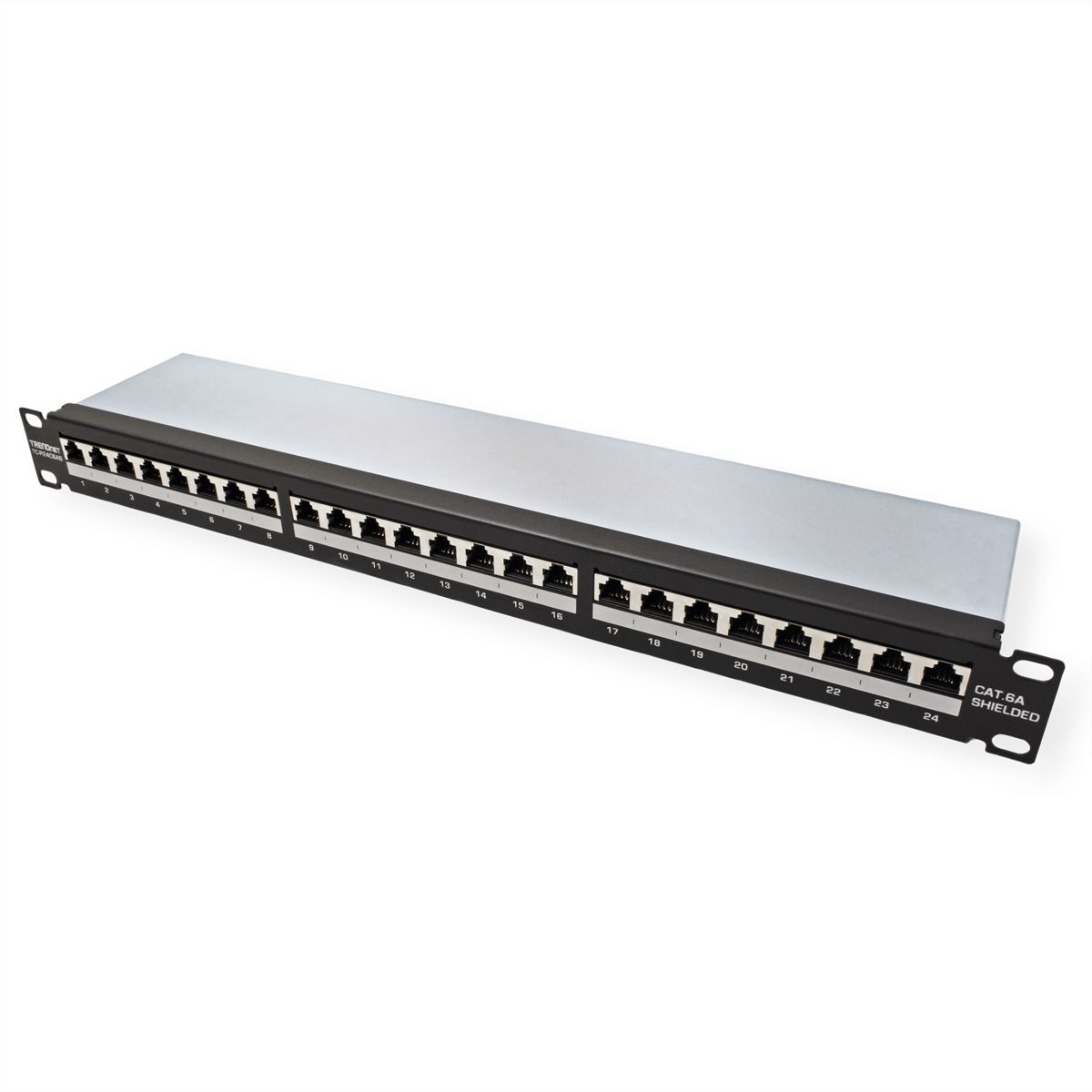 TRENDnet TC-P24C6AS Patchpaneel, 24-poorts Cat6A afgeschermd