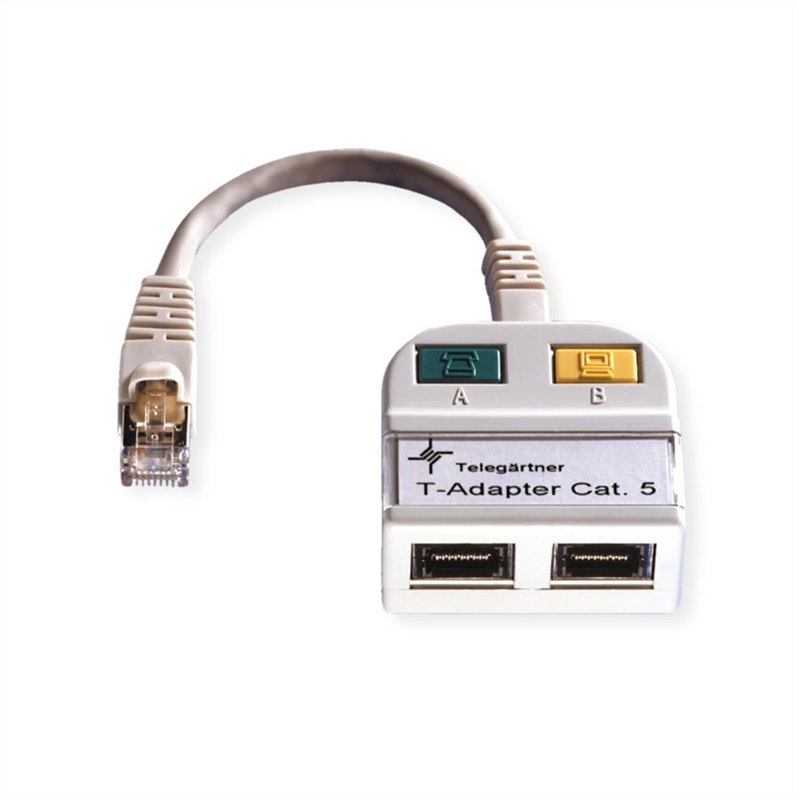 TELEGÄRTNER T-Adapter, Uitgang op 10Base-T/ISDN