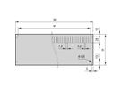 SCHROFF PropacPRO achterwand volle breedte, niet afgeschermd, met perforatie, 3 HE, 42 PK