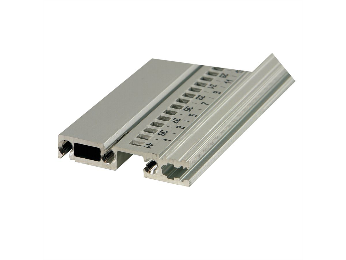 SCHROFF horizontale rail, achteraan, type R-VT, robuust, 28 pk