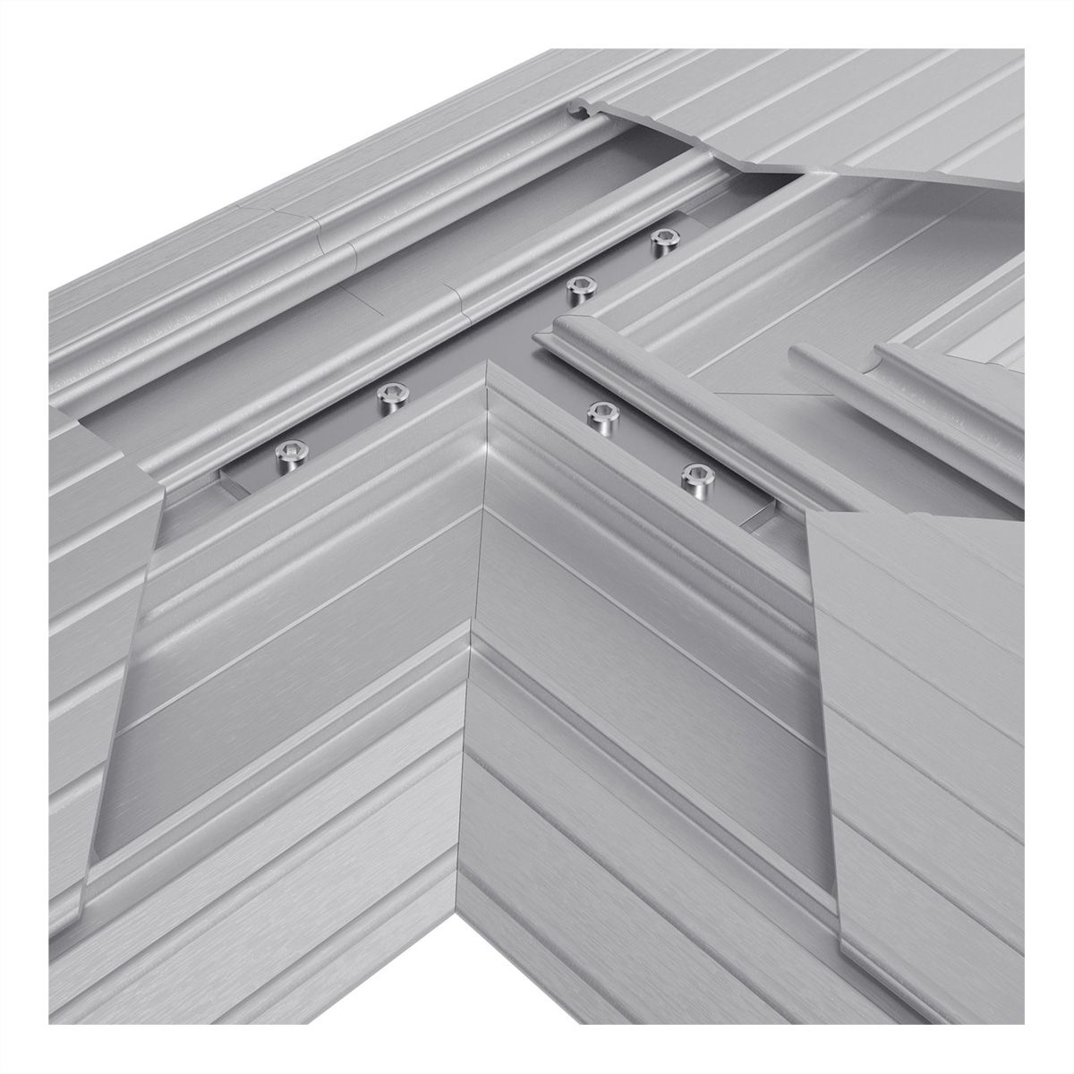 DATAFLEX Addit cable protector, T-connection 462, silver