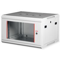 ROLINE 19" Wall Cabinet Basic Plus 6U, 600x450 BxT grey