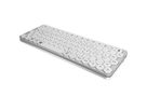 KeySonic KSK-5020BT-S Mini Tastatur mit wabenförmigen Tasten
