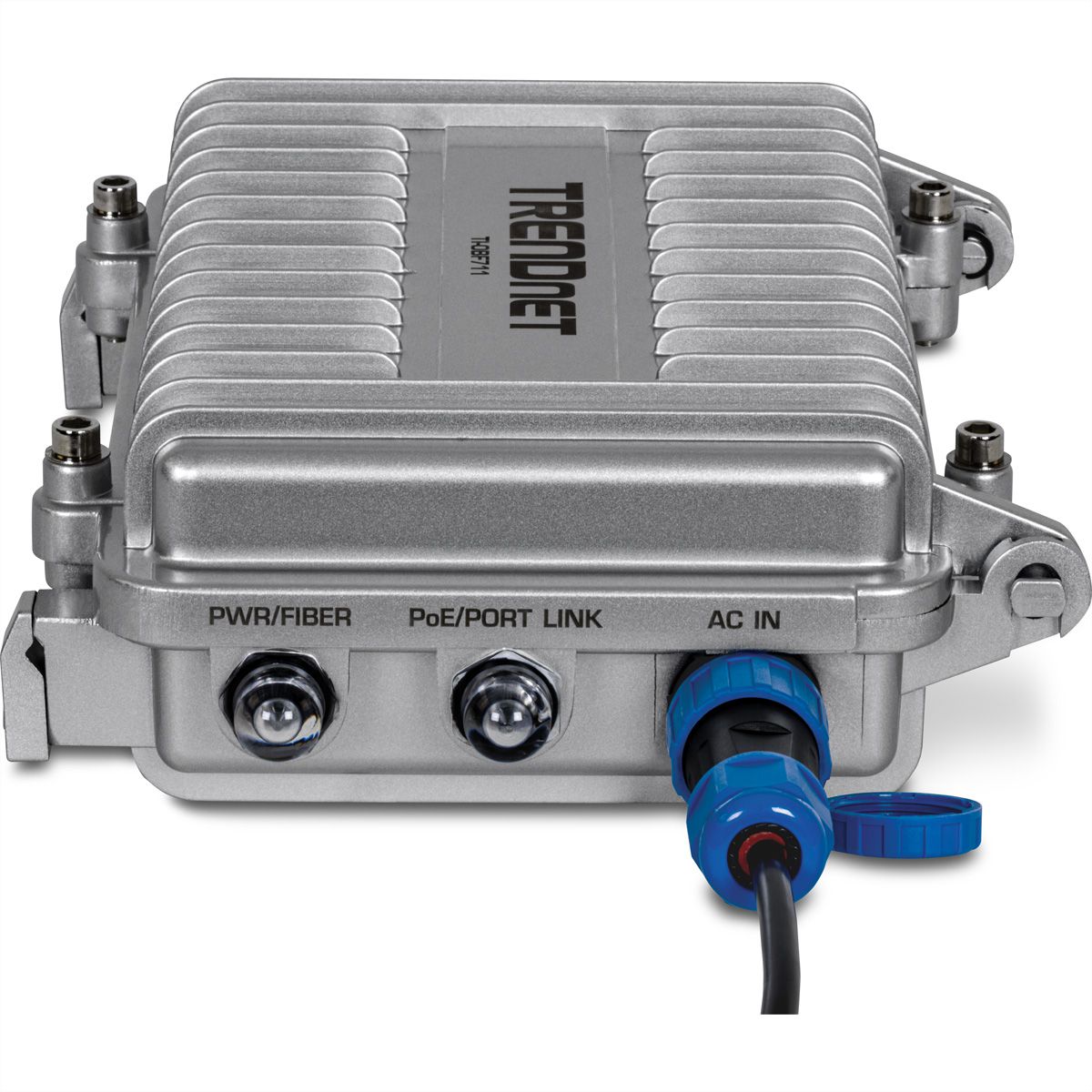 TRENDnet TI-OBF711 Industrial Outdoor 10G SFP+ to 10G PoE++ Media Converter (95W)