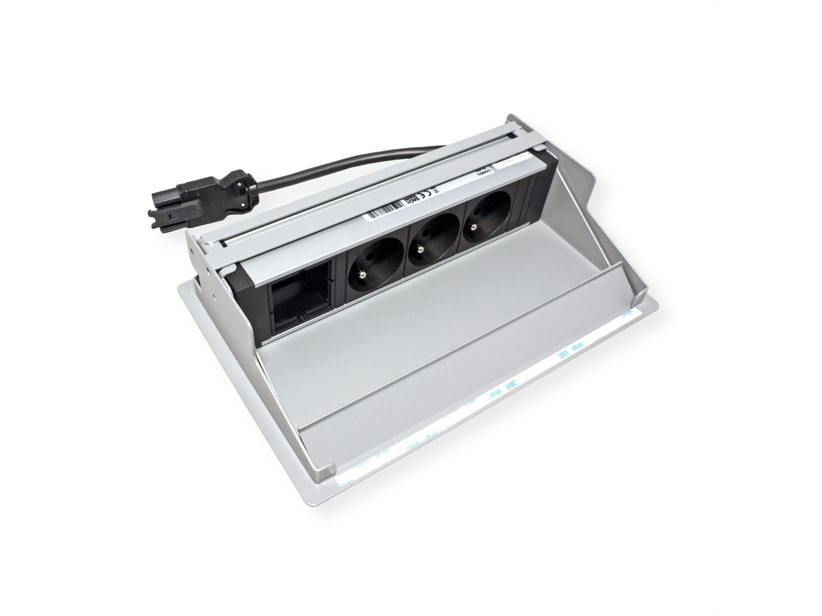BACHMANN CONEO Set 3xUTE 1xCM 0.2m GST18 white aluminium