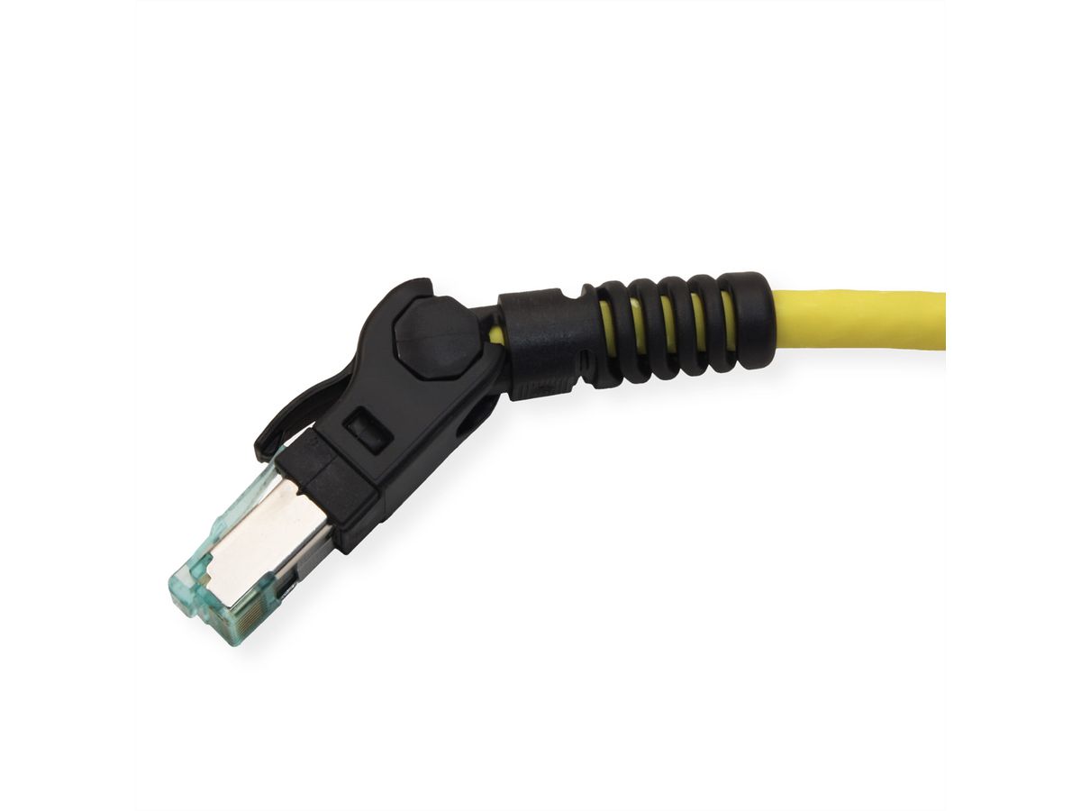 EasyLan VarioBoot Patch cable Cat.6A, S/FTP, yellow, 2 m