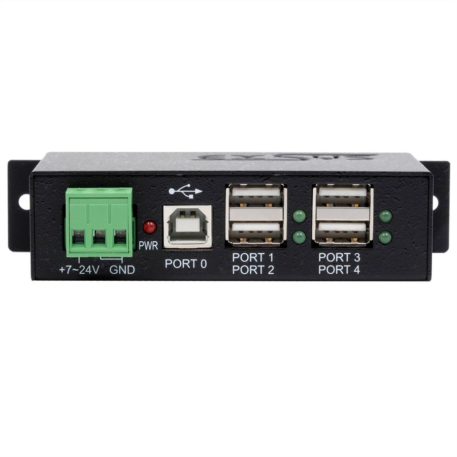 EXSYS EX-1163HMS 4-Port USB 2.0 Metal HUB, with 15KV Surge Protection