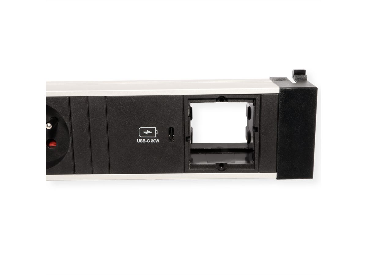 BACHMANN POWER FRAME M 2xUTE 1xCM 1xUSB C 30W 1xCM 0.2m GST18