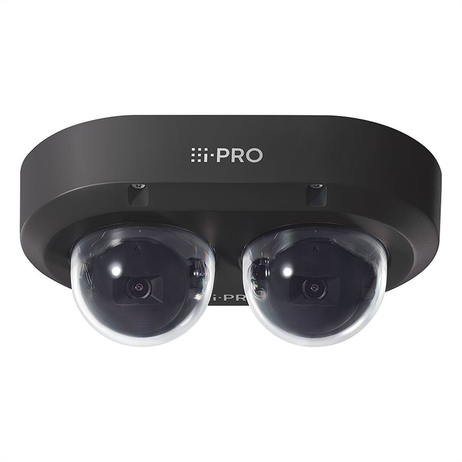i-PRO 2x4K AI OUTDOOR VANDAL Multi-Sensor  Camera, black