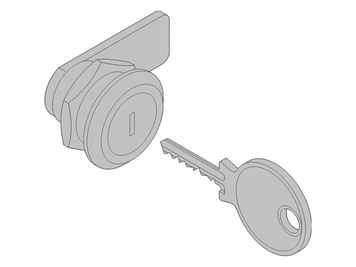 SCHROFF Novastar Panel Lock for Rear Panel