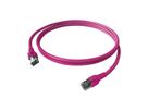 EasyLan FlexBoot Patchkabel Kat.6A, S/FTP, violet, 7,5 m
