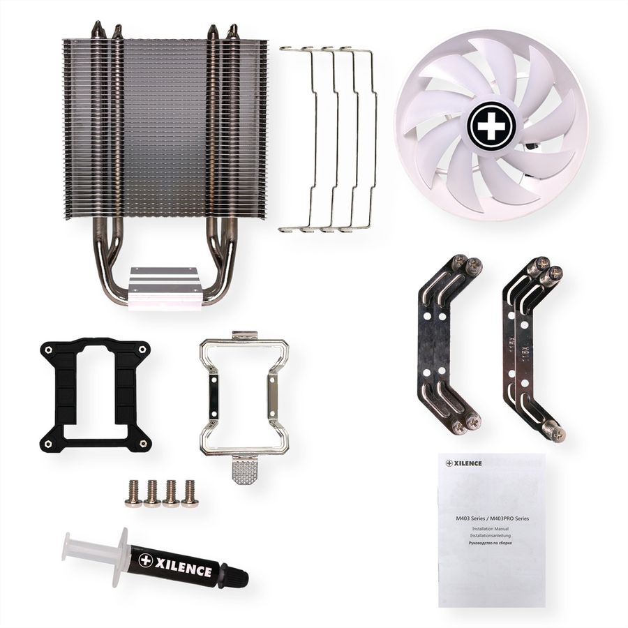 Xilence M403PRO.W.ARGB AMD and Intel CPU Cooler , 120mm ARGB PWM Fan, 150W TDP