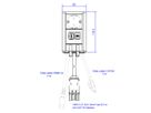 BACHMANN ELEVATOR 1xCEE7/3 1xHDMI 1xCAT6A 90° 0.5m GST18