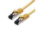 VALUE S/FTP Patch Cord Cat.8 (Class I), stranded, LSOH, yellow, 3 m