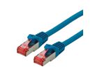 ROLINE S/FTP Patch Cord Cat.6 Component Level, LSOH, blue, 1 m