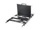 ROLINE 19" KVM console, 48 cm (19") TFT (4:3), VGA, USB+PS/2, toetsenbord indeling Zwitsers