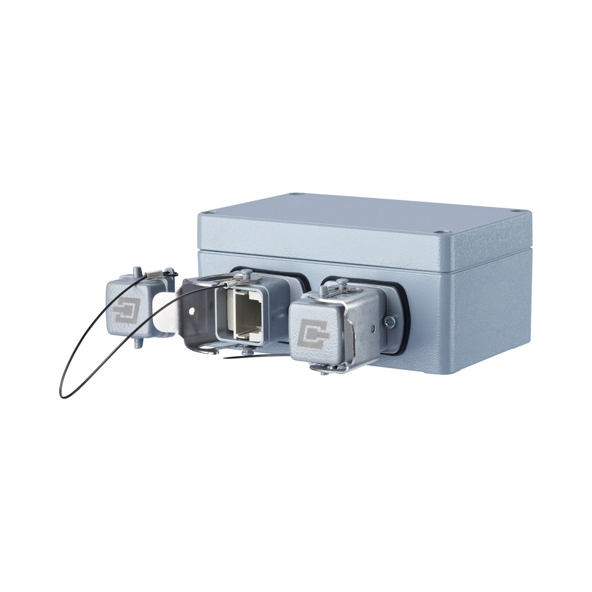 METZ CONNECT E-DAT Industrie IP67 V5 2-poorts metalen uitgang